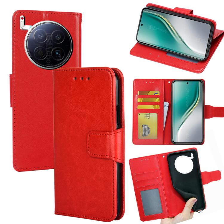 Crystal Texture Leather Phone Case, For Tecno Pova Slim 5G / Spark Slim 4G, For Tecno Pova 7 Pro 5G, For Tecno Spark 40 Pro+ 4G, For Tecno Spark 40 Pro 4G, For Tecno Camon 40 Premier 5G, For Tecno Spark 30 4G