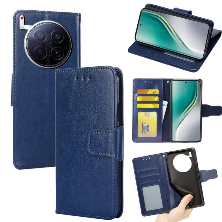 Crystal Texture Leather Phone Case, For Tecno Pova Slim 5G / Spark Slim 4G, For Tecno Pova 7 Pro 5G, For Tecno Spark 40 Pro+ 4G, For Tecno Spark 40 Pro 4G, For Tecno Camon 40 Premier 5G, For Tecno Spark 30 4G