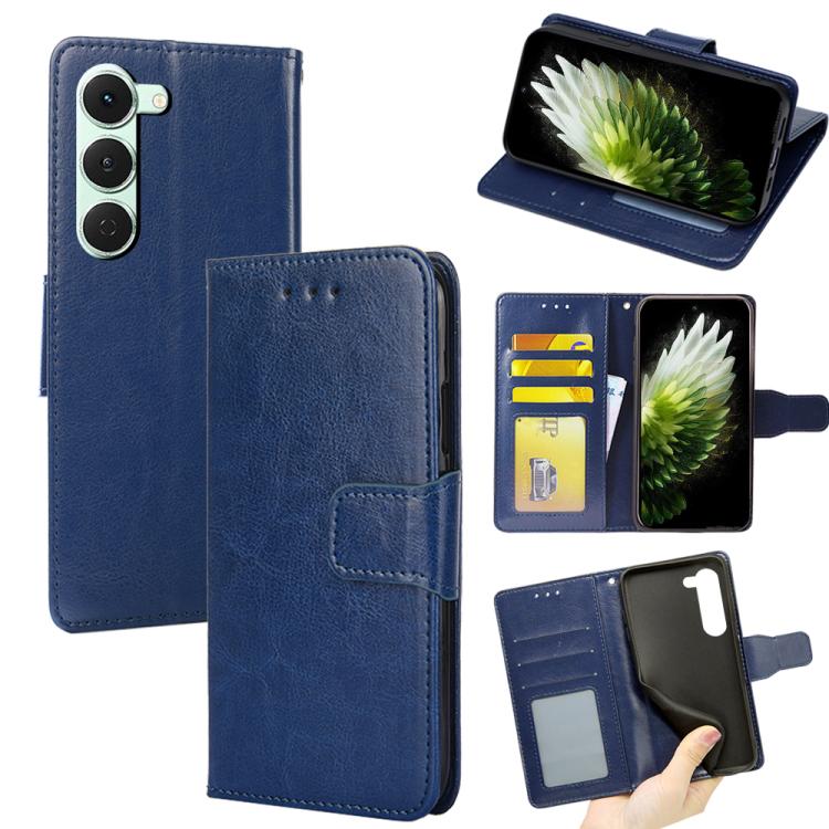 Crystal Texture Leather Phone Case, For Tecno Pova Slim 5G / Spark Slim 4G, For Tecno Pova 7 Pro 5G, For Tecno Spark 40 Pro+ 4G, For Tecno Spark 40 Pro 4G, For Tecno Camon 40 Premier 5G, For Tecno Spark 30 4G