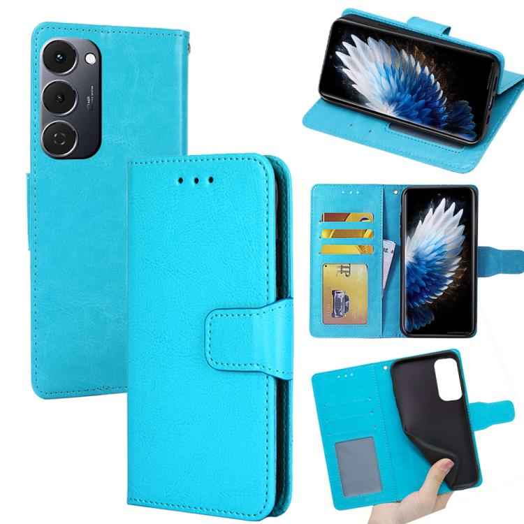 Crystal Texture Leather Phone Case, For Tecno Pova Slim 5G / Spark Slim 4G, For Tecno Pova 7 Pro 5G, For Tecno Spark 40 Pro+ 4G, For Tecno Spark 40 Pro 4G, For Tecno Camon 40 Premier 5G, For Tecno Spark 30 4G