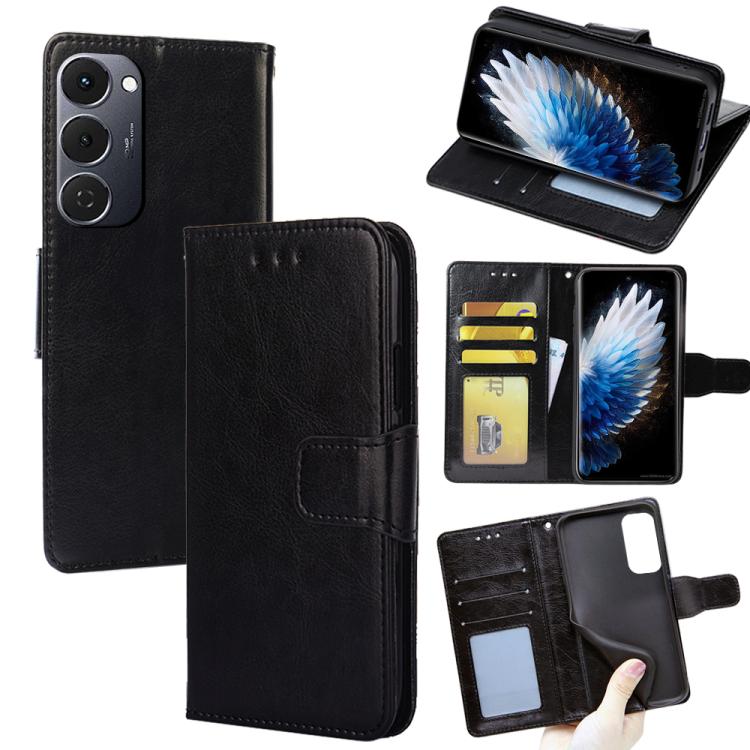 Crystal Texture Leather Phone Case, For Tecno Pova Slim 5G / Spark Slim 4G, For Tecno Pova 7 Pro 5G, For Tecno Spark 40 Pro+ 4G, For Tecno Spark 40 Pro 4G, For Tecno Camon 40 Premier 5G, For Tecno Spark 30 4G