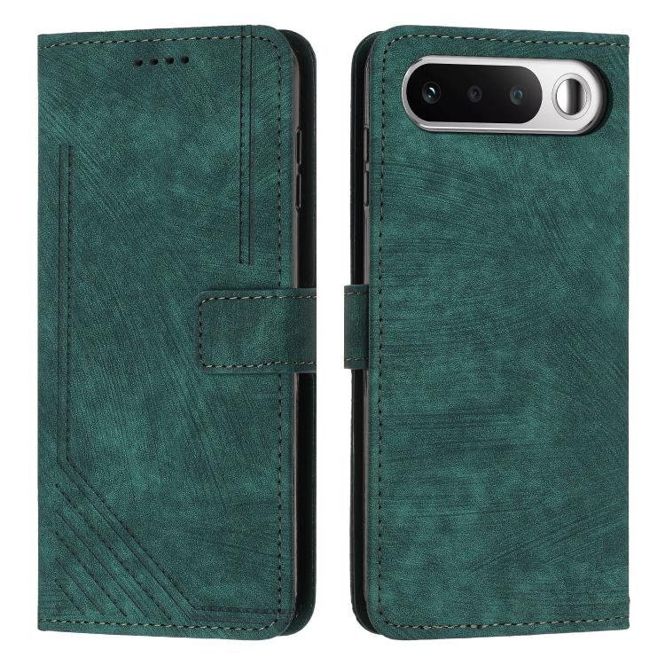 Skin Feel Stripe Pattern Leather Phone Case with Lanyard, For Realme 16T 5G, For Realme P4 Power 5G, For Realme 16 5G, For Realme 16 Pro+ 5G, For Realme 16 Pro 5G, For Realme C85 5G / 15x 5G India, For Realme C85 Pro 4G, For Realme 15T 5G