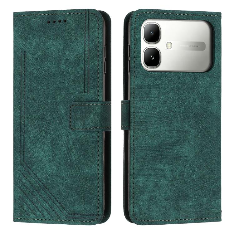Skin Feel Stripe Pattern Leather Phone Case with Lanyard, For Infinix Hot 70 5G, For Infinix Note Edge 5G, For Infinix Smart 20 4G, For Infinix Note 60 / 60 Pro 5G, For Infinix Hot 60 4G / Hot 60i 4G, For Infinix Hot 60 Pro+ 4G, For Infinix Hot 60 Pro ...