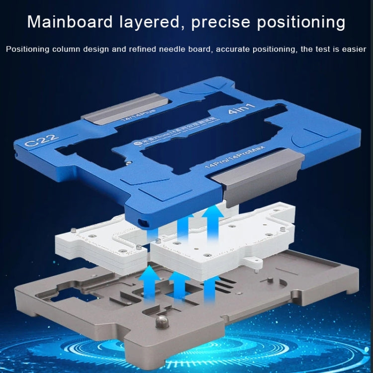 MiJing C22 Motherboard Middle Layer Testing Fixture for iPhone 14 / 14Plus / 14Pro / 14Pro Max