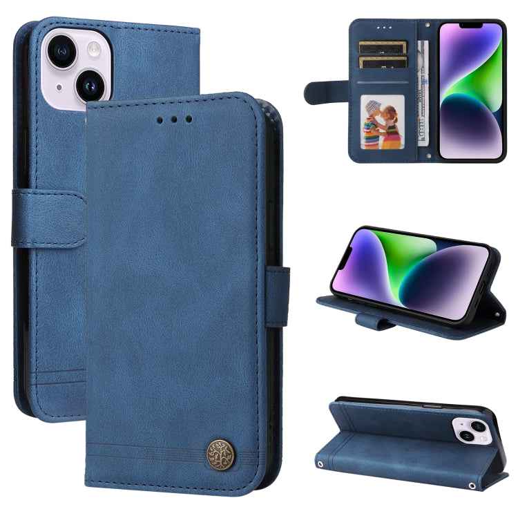 Skin Feel Life Tree Leather Phone Case, For iPhone 15 Pro Max, For iPhone 15 Pro, For iPhone 15 Plus, For iPhone 15