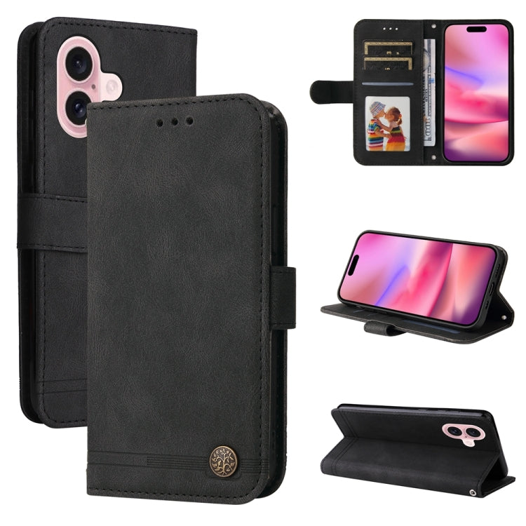 Skin Feel Life Tree Leather Phone Case