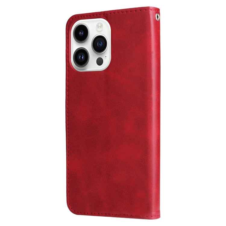 Fashion Calf Texture Zipper Leather Phone Case, For iPhone 15 Pro Max, For iPhone 15 Pro, For iPhone 15 Plus, For iPhone 15