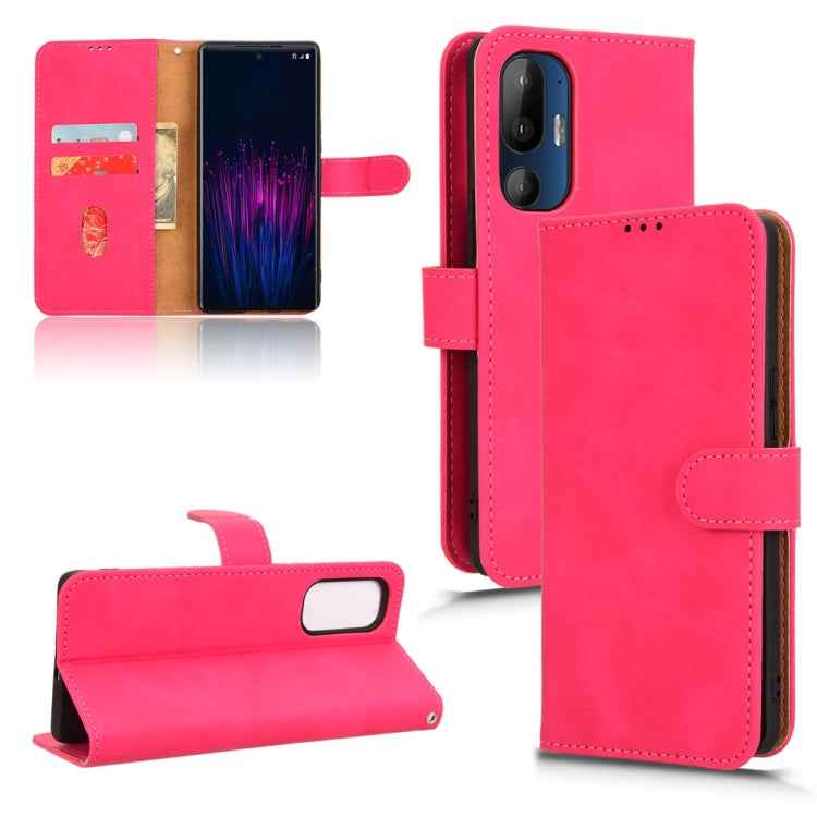 Skin Feel Magnetic Flip Leather Phone Case, For HTC U24 Pro, For HTC U23 Pro