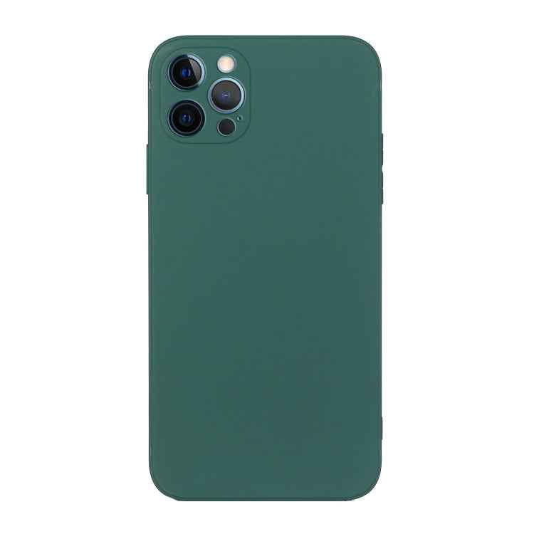 Straight Edge Solid Color TPU Shockproof Phone Case
