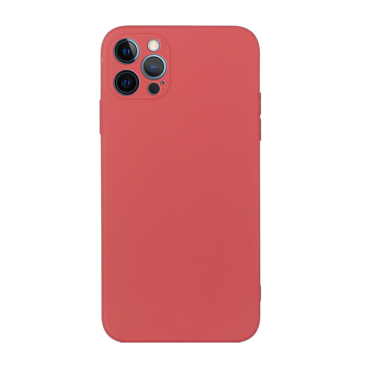 Straight Edge Solid Color TPU Shockproof Phone Case