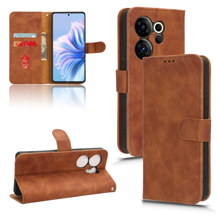Skin Feel Magnetic Flip Leather Phone Case, For Tecno Pop 8, For Tecno Pova 5 Pro, For Tecno Pova Neo 3, For Tecno Pova 5, For Tecno Camon 20 Premier