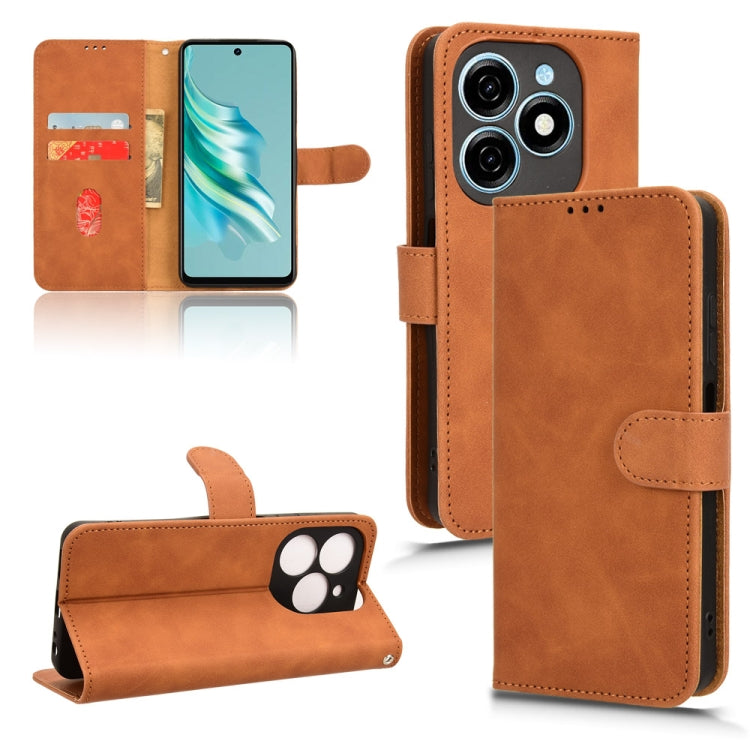 Skin Feel Magnetic Flip Leather Phone Case, For Tecno Spark Go 5G, For Tecno Camon 30S Pro, For Tecno Pova 6 Neo, For Tecno Camon 30 4G, For Tecno Spark 20 Pro, For Tecno Spark 20, For Tecno Pop 8, For Tecno Pova 5 Pro, For Tecno Pova Neo 3