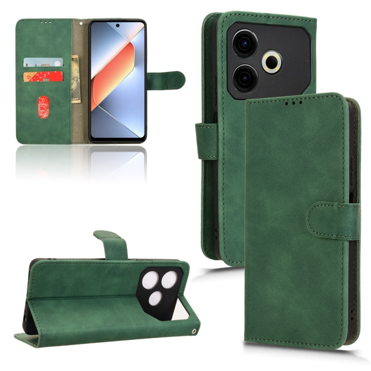 Skin Feel Magnetic Flip Leather Phone Case, For Tecno Spark Go 5G, For Tecno Camon 30S Pro, For Tecno Pova 6 Neo, For Tecno Camon 30 4G, For Tecno Spark 20 Pro, For Tecno Spark 20, For Tecno Pop 8, For Tecno Pova 5 Pro, For Tecno Pova Neo 3