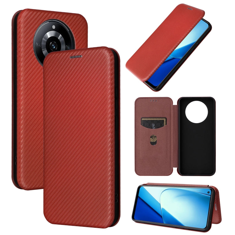 Carbon Fiber Texture Flip Leather Phone Case, For Realme C67 4G, For Realme 11 4G Global, For Realme GT5 5G, For Realme 11 5G / 11x, For Realme C53 4G / Narzo N53 4G, For Realme 11 5G, For Realme 11 Pro / 11 Pro+