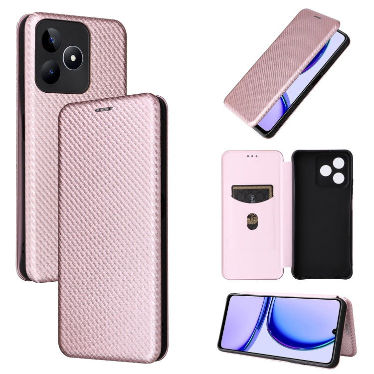 Carbon Fiber Texture Flip Leather Phone Case, For Realme C67 4G, For Realme 11 4G Global, For Realme GT5 5G, For Realme 11 5G / 11x, For Realme C53 4G / Narzo N53 4G, For Realme 11 5G, For Realme 11 Pro / 11 Pro+