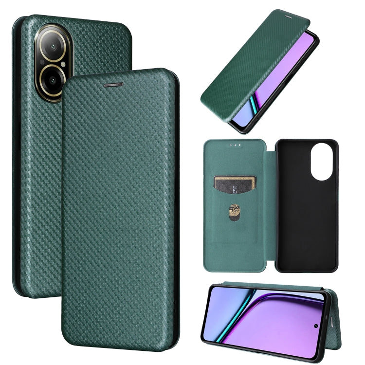 Carbon Fiber Texture Flip Leather Phone Case, For Realme C67 4G, For Realme 11 4G Global, For Realme GT5 5G, For Realme 11 5G / 11x, For Realme C53 4G / Narzo N53 4G, For Realme 11 5G, For Realme 11 Pro / 11 Pro+