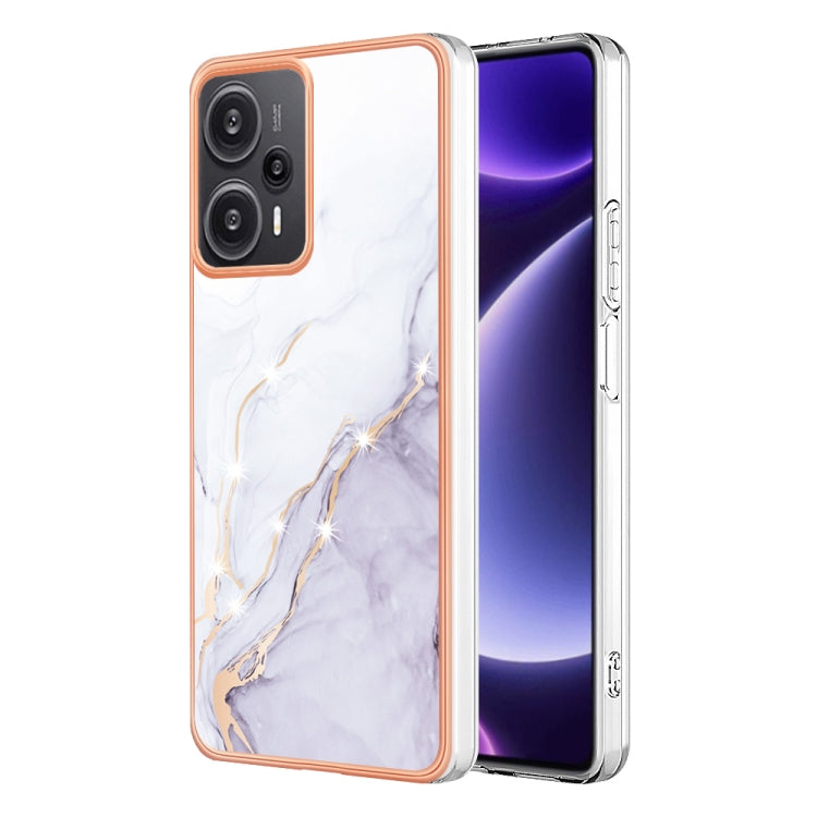 Electroplating Marble Dual-side IMD Phone Case, For Xiaomi Redmi Note 13 Pro+ 5G, For Xiaomi Redmi Note 13 Pro 5G Global, For Xiaomi 13T/13T Pro, For Xiaomi Poco F5 5G/Redmi Note 12 Turbo, For Xiaomi Poco F5 Pro 5G/Redmi K60, For Xiaomi Redmi Note 12S ...