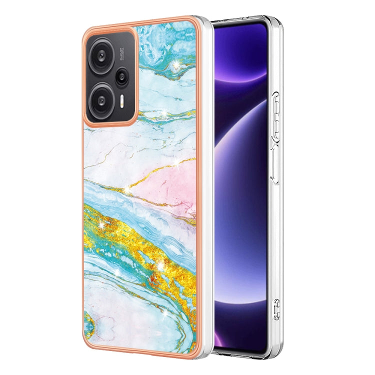 Electroplating Marble Dual-side IMD Phone Case, For Xiaomi Redmi Note 13 Pro+ 5G, For Xiaomi Redmi Note 13 Pro 5G Global, For Xiaomi 13T/13T Pro, For Xiaomi Poco F5 5G/Redmi Note 12 Turbo, For Xiaomi Poco F5 Pro 5G/Redmi K60, For Xiaomi Redmi Note 12S ...