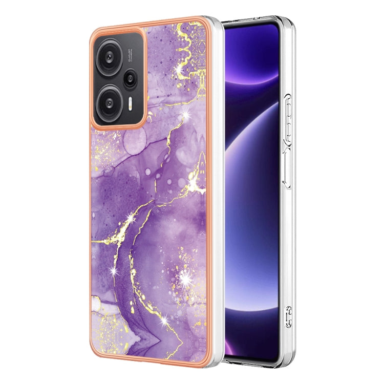 Electroplating Marble Dual-side IMD Phone Case, For Xiaomi Redmi Note 13 Pro+ 5G, For Xiaomi Redmi Note 13 Pro 5G Global, For Xiaomi 13T/13T Pro, For Xiaomi Poco F5 5G/Redmi Note 12 Turbo, For Xiaomi Poco F5 Pro 5G/Redmi K60, For Xiaomi Redmi Note 12S ...