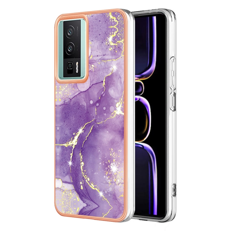Electroplating Marble Dual-side IMD Phone Case, For Xiaomi Redmi Note 13 Pro+ 5G, For Xiaomi Redmi Note 13 Pro 5G Global, For Xiaomi 13T/13T Pro, For Xiaomi Poco F5 5G/Redmi Note 12 Turbo, For Xiaomi Poco F5 Pro 5G/Redmi K60, For Xiaomi Redmi Note 12S ...