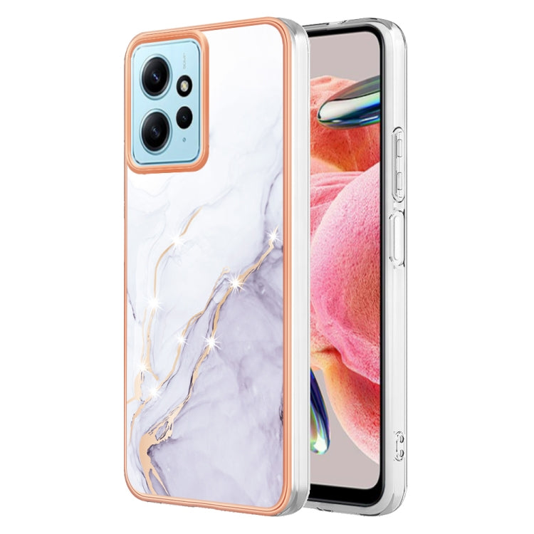 Electroplating Marble Dual-side IMD Phone Case, For Xiaomi Redmi Note 13 Pro+ 5G, For Xiaomi Redmi Note 13 Pro 5G Global, For Xiaomi 13T/13T Pro, For Xiaomi Poco F5 5G/Redmi Note 12 Turbo, For Xiaomi Poco F5 Pro 5G/Redmi K60, For Xiaomi Redmi Note 12S ...