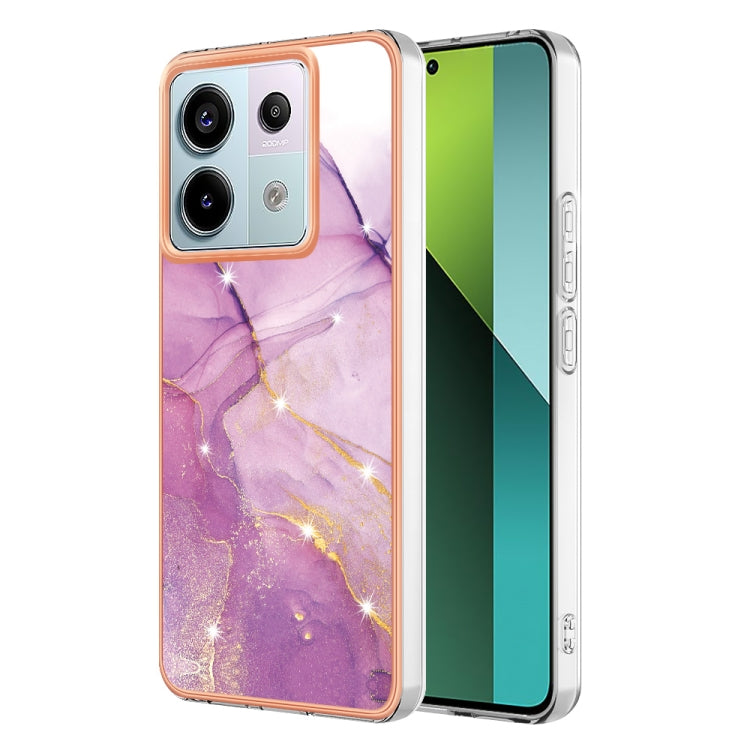 Electroplating Marble Dual-side IMD Phone Case, For Xiaomi Redmi Note 13 Pro+ 5G, For Xiaomi Redmi Note 13 Pro 5G Global, For Xiaomi 13T/13T Pro, For Xiaomi Poco F5 5G/Redmi Note 12 Turbo, For Xiaomi Poco F5 Pro 5G/Redmi K60, For Xiaomi Redmi Note 12S ...