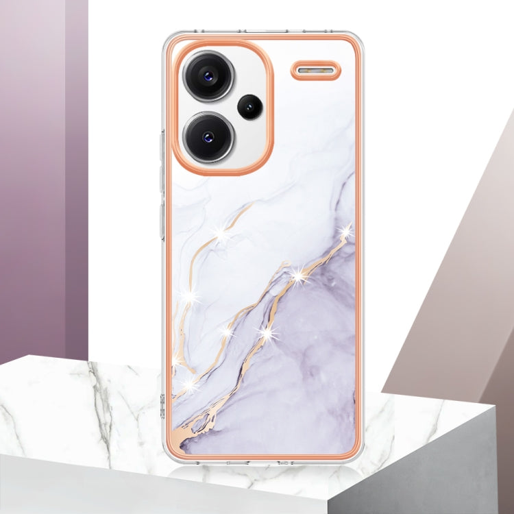 Electroplating Marble Dual-side IMD Phone Case, For Xiaomi Redmi Note 13 Pro+ 5G, For Xiaomi Redmi Note 13 Pro 5G Global, For Xiaomi 13T/13T Pro, For Xiaomi Poco F5 5G/Redmi Note 12 Turbo, For Xiaomi Poco F5 Pro 5G/Redmi K60, For Xiaomi Redmi Note 12S ...