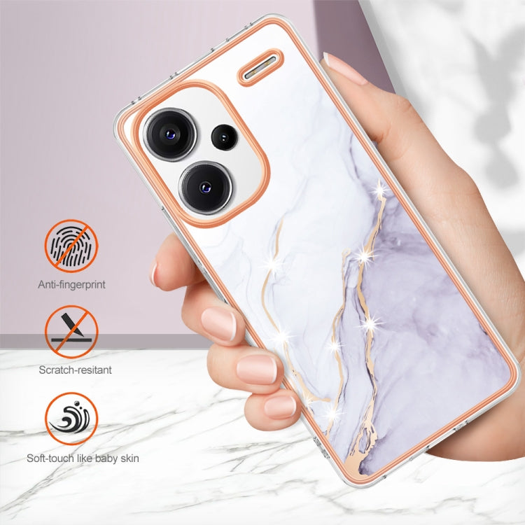 Electroplating Marble Dual-side IMD Phone Case, For Xiaomi Redmi Note 13 Pro+ 5G, For Xiaomi Redmi Note 13 Pro 5G Global, For Xiaomi 13T/13T Pro, For Xiaomi Poco F5 5G/Redmi Note 12 Turbo, For Xiaomi Poco F5 Pro 5G/Redmi K60, For Xiaomi Redmi Note 12S ...