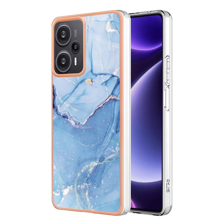 Electroplating Marble Dual-side IMD TPU Phone Case, For Xiaomi 13T/13T Pro, For Xiaomi Poco F5 5G/Redmi Note 12 Turbo, For Xiaomi Poco F5 Pro 5G/Redmi K60, For Xiaomi Redmi Note 12S 4G, For Xiaomi Redmi Note 12 4G Global