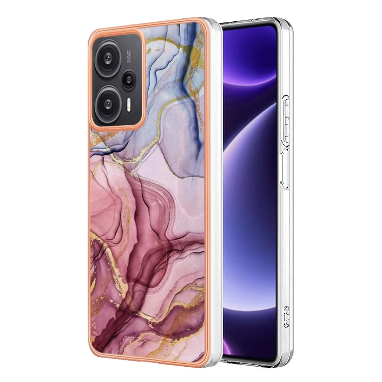 Electroplating Marble Dual-side IMD TPU Phone Case, For Xiaomi 13T/13T Pro, For Xiaomi Poco F5 5G/Redmi Note 12 Turbo, For Xiaomi Poco F5 Pro 5G/Redmi K60, For Xiaomi Redmi Note 12S 4G, For Xiaomi Redmi Note 12 4G Global