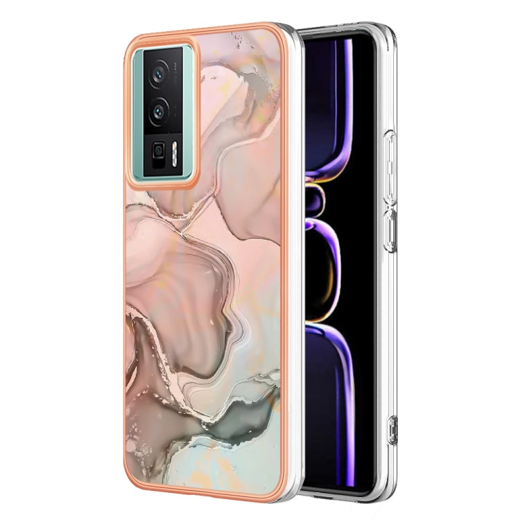 Electroplating Marble Dual-side IMD TPU Phone Case, For Xiaomi 13T/13T Pro, For Xiaomi Poco F5 5G/Redmi Note 12 Turbo, For Xiaomi Poco F5 Pro 5G/Redmi K60, For Xiaomi Redmi Note 12S 4G, For Xiaomi Redmi Note 12 4G Global