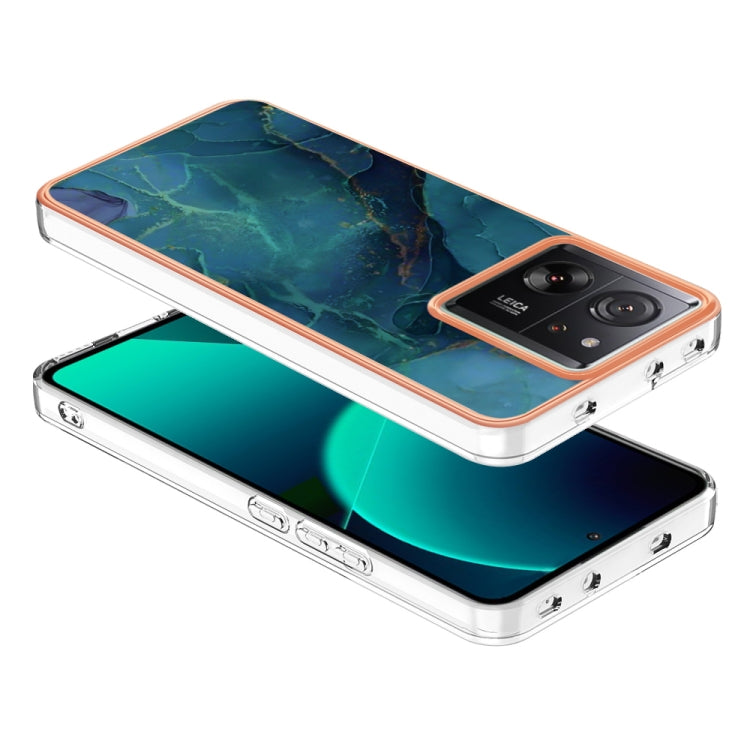 Electroplating Marble Dual-side IMD TPU Phone Case, For Xiaomi 13T/13T Pro, For Xiaomi Poco F5 5G/Redmi Note 12 Turbo, For Xiaomi Poco F5 Pro 5G/Redmi K60, For Xiaomi Redmi Note 12S 4G, For Xiaomi Redmi Note 12 4G Global