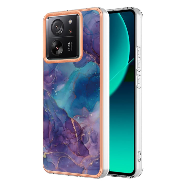 Electroplating Marble Dual-side IMD TPU Phone Case, For Xiaomi 13T/13T Pro, For Xiaomi Poco F5 5G/Redmi Note 12 Turbo, For Xiaomi Poco F5 Pro 5G/Redmi K60, For Xiaomi Redmi Note 12S 4G, For Xiaomi Redmi Note 12 4G Global