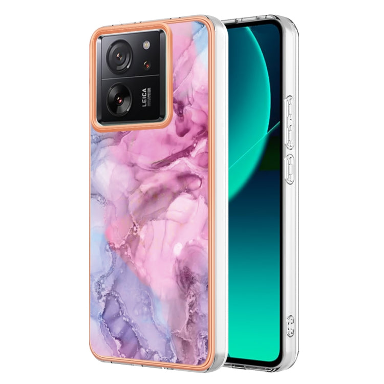 Electroplating Marble Dual-side IMD TPU Phone Case, For Xiaomi 13T/13T Pro, For Xiaomi Poco F5 5G/Redmi Note 12 Turbo, For Xiaomi Poco F5 Pro 5G/Redmi K60, For Xiaomi Redmi Note 12S 4G, For Xiaomi Redmi Note 12 4G Global
