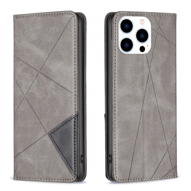 Rhombus Texture Magnetic Leather Phone Case, For iPhone 17 Pro Max, For iPhone 17 Pro, For iPhone 17, For iPhone Air, For iPhone 16 Pro Max, For iPhone 16 Pro, For iPhone 16 Plus, For iPhone 16