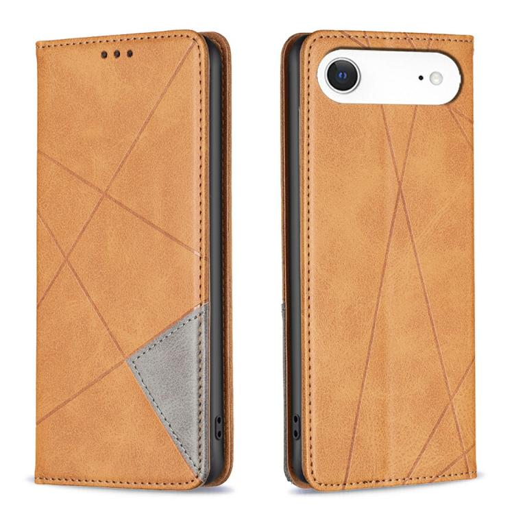 Rhombus Texture Magnetic Leather Phone Case, For iPhone 17 Pro Max, For iPhone 17 Pro, For iPhone 17, For iPhone Air, For iPhone 16 Pro Max, For iPhone 16 Pro, For iPhone 16 Plus, For iPhone 16