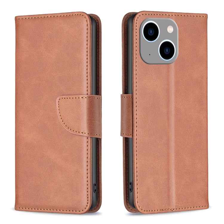 Lambskin Texture Pure Color Flip Leather Phone Case