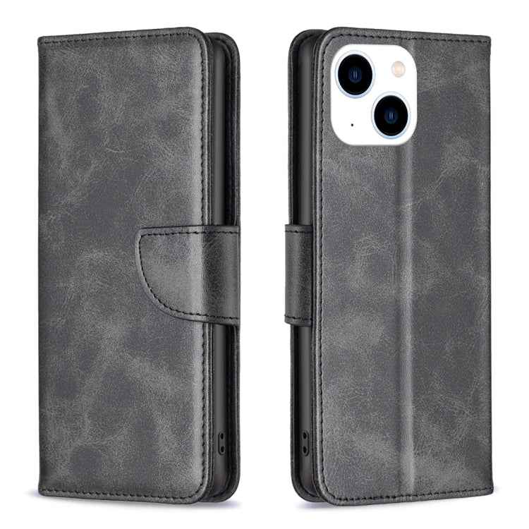 Lambskin Texture Pure Color Flip Leather Phone Case