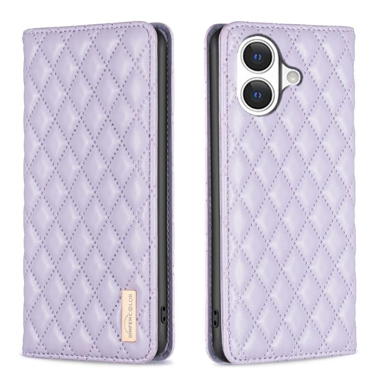 Diamond Lattice Magnetic Leather Flip Phone Case, For iPhone 18 Pro/17 Pro, For iPhone 18 Pro Max/17 Pro Max, For iPhone 17, For iPhone 17 Air, For iPhone 16 Pro Max, For iPhone 16 Pro, For iPhone 16 Plus, For iPhone 16