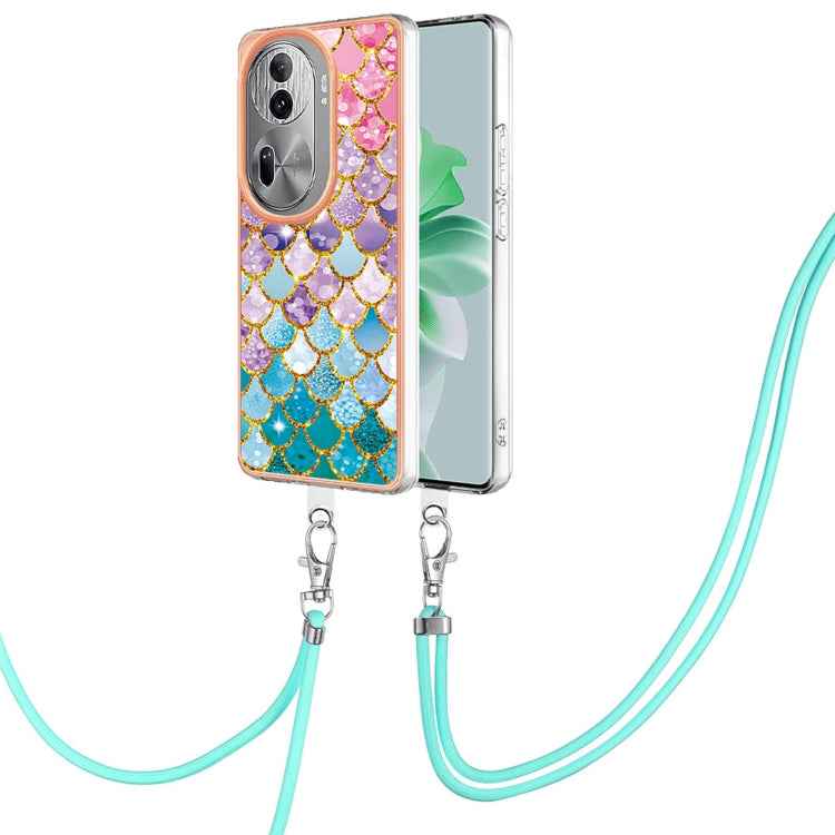 Electroplating IMD TPU Phone Case with Lanyard, For OPPO Reno11 5G Global, For OPPO Reno11 Pro 5G Global, For OPPO A58 4G, For OPPO Reno10 5G Global, For OPPO Reno10 Pro 5G Global, For OPPO A78 4G, For OPPO Reno8 T 4G, For OPPO A78 / A58