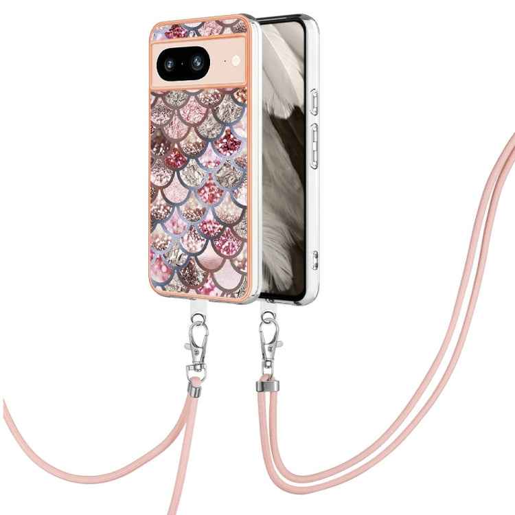 Electroplating IMD TPU Phone Case with Lanyard, For Google Pixel 9 Pro XL, For Google Pixel 9 / 9 Pro, For Google Pixel 8a, For Google Pixel 8 Pro, For Google Pixel 8, For Google Pixel 7a, For Google Pixel 6a