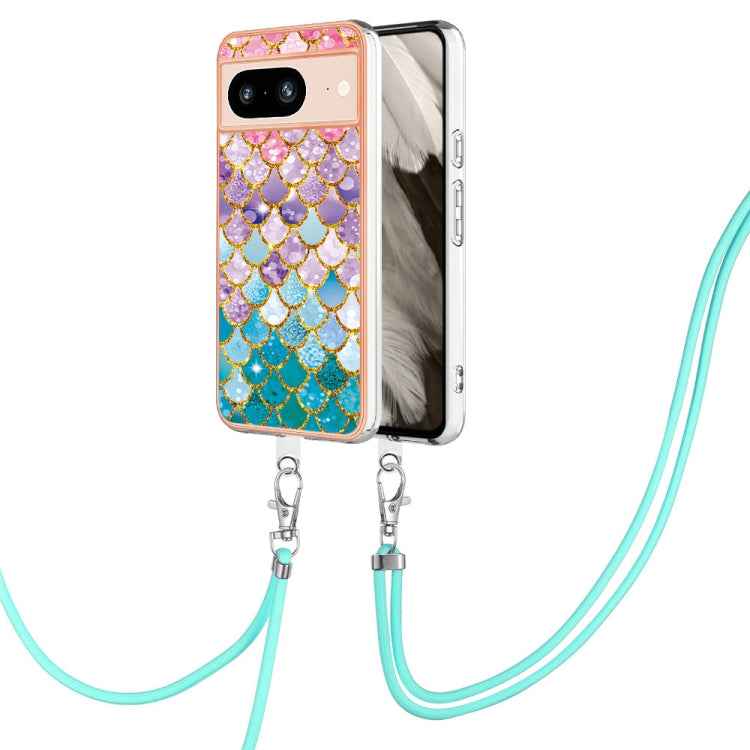 Electroplating IMD TPU Phone Case with Lanyard, For Google Pixel 9 Pro XL, For Google Pixel 9 / 9 Pro, For Google Pixel 8a, For Google Pixel 8 Pro, For Google Pixel 8, For Google Pixel 7a, For Google Pixel 6a