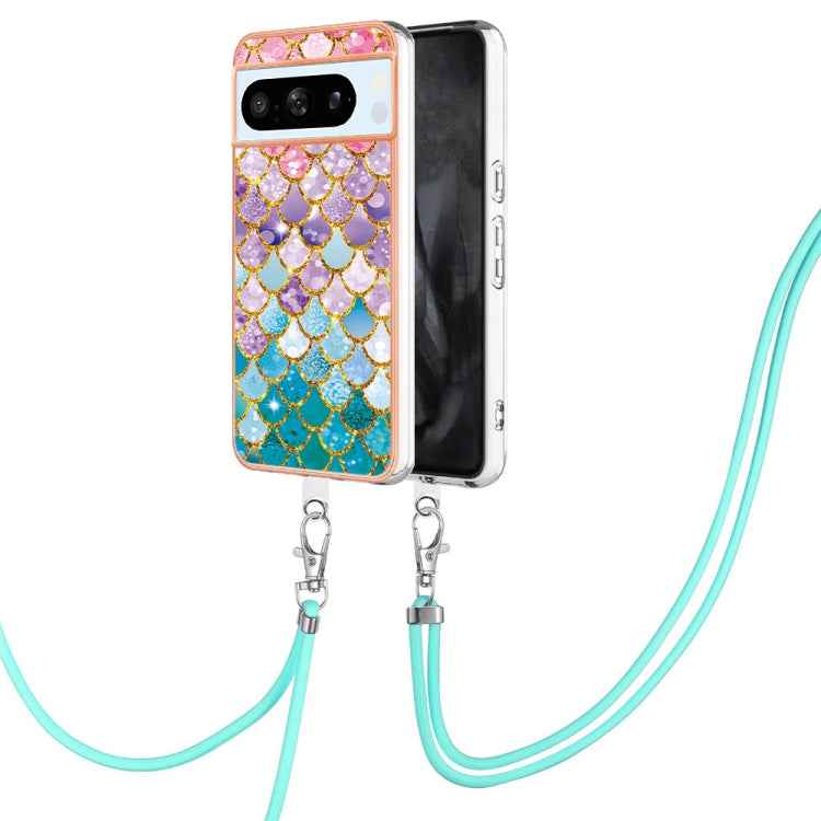 Electroplating IMD TPU Phone Case with Lanyard, For Google Pixel 9 Pro XL, For Google Pixel 9 / 9 Pro, For Google Pixel 8a, For Google Pixel 8 Pro, For Google Pixel 8, For Google Pixel 7a, For Google Pixel 6a