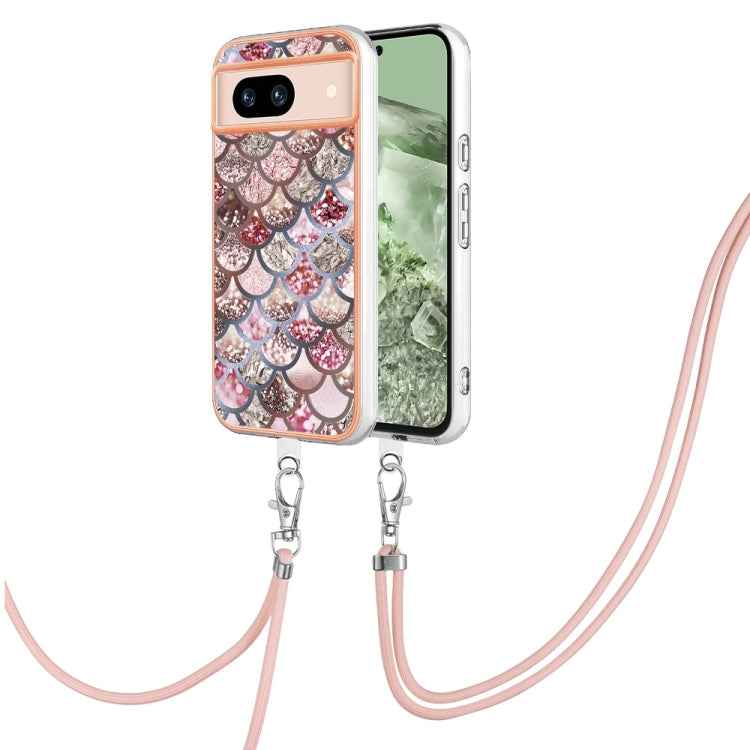 Electroplating IMD TPU Phone Case with Lanyard, For Google Pixel 9 Pro XL, For Google Pixel 9 / 9 Pro, For Google Pixel 8a, For Google Pixel 8 Pro, For Google Pixel 8, For Google Pixel 7a, For Google Pixel 6a