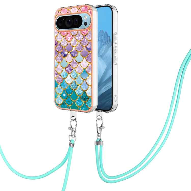 Electroplating IMD TPU Phone Case with Lanyard, For Google Pixel 9 Pro XL, For Google Pixel 9 / 9 Pro, For Google Pixel 8a, For Google Pixel 8 Pro, For Google Pixel 8, For Google Pixel 7a, For Google Pixel 6a