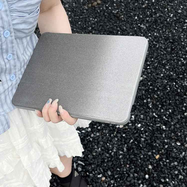Gradient Glitter Magnetic Split Leather Tablet Case