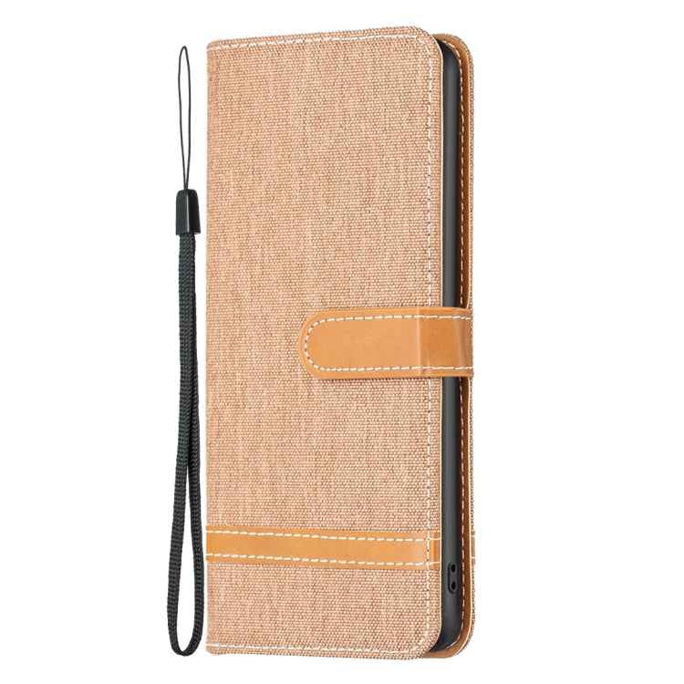 Color Block Denim Texture Leather Phone Case, For iPhone 15 Pro, For iPhone 15 Plus, For iPhone 15