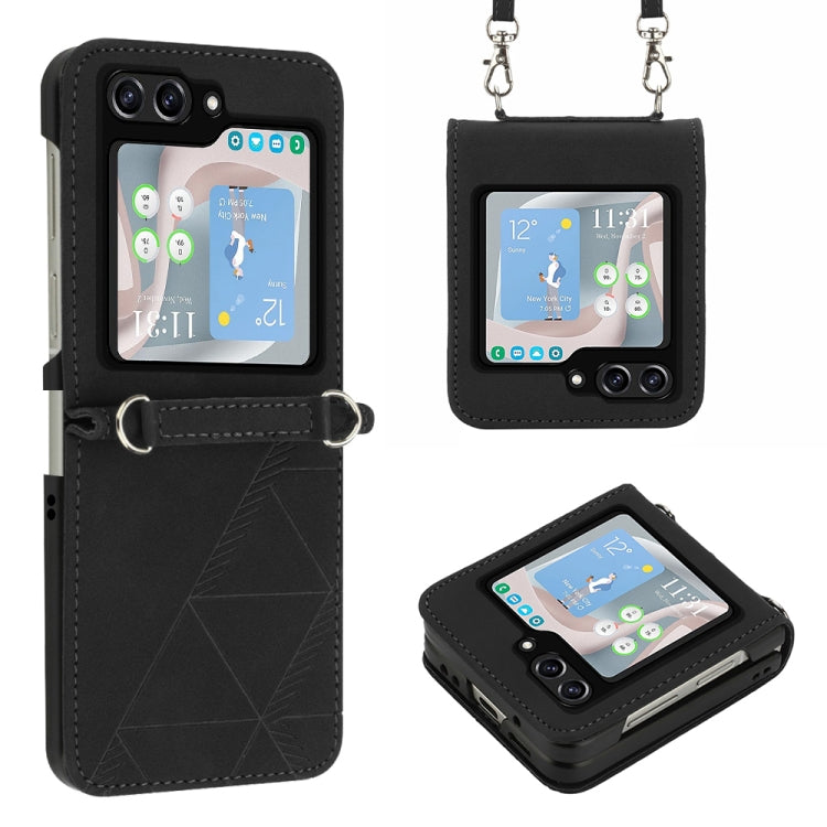 Crossbody 3D Embossed Flip Leather Phone Case, For Samsung Galaxy A25 5G / A24, For Samsung Galaxy A15, For Samsung Galaxy Z Fold5 5G, For Samsung Galaxy Z Flip5 5G, For Samsung Galaxy S23 FE 5G, For Samsung Galaxy A05, For Samsung Galaxy A05s