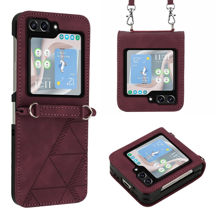 Crossbody 3D Embossed Flip Leather Phone Case, For Samsung Galaxy A25 5G / A24, For Samsung Galaxy A15, For Samsung Galaxy Z Fold5 5G, For Samsung Galaxy Z Flip5 5G, For Samsung Galaxy S23 FE 5G, For Samsung Galaxy A05, For Samsung Galaxy A05s