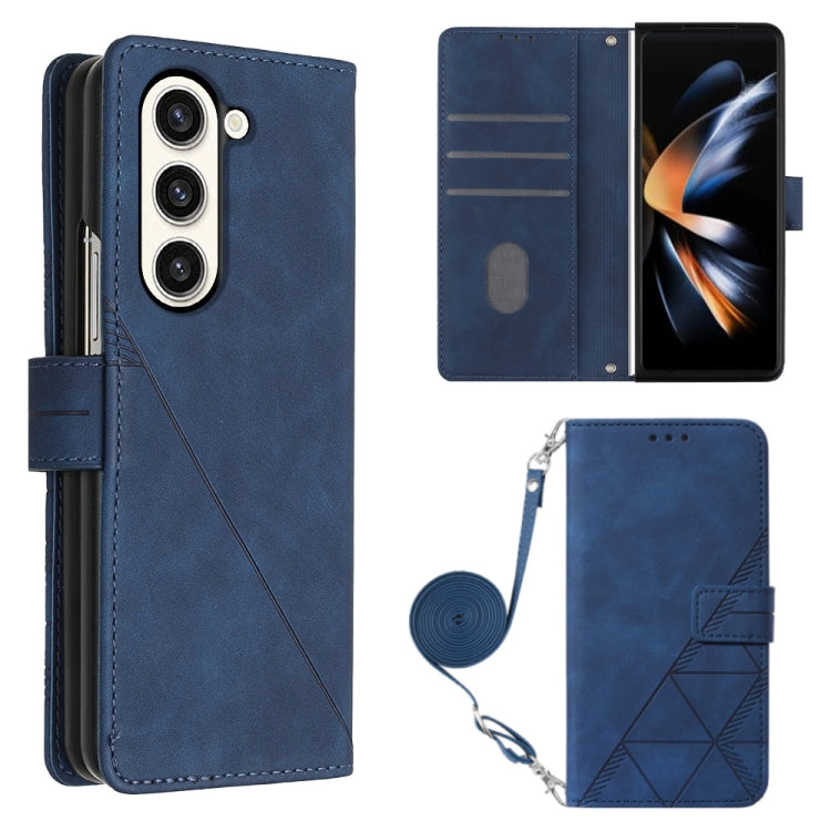 Crossbody 3D Embossed Flip Leather Phone Case, For Samsung Galaxy A25 5G / A24, For Samsung Galaxy A15, For Samsung Galaxy Z Fold5 5G, For Samsung Galaxy Z Flip5 5G, For Samsung Galaxy S23 FE 5G, For Samsung Galaxy A05, For Samsung Galaxy A05s